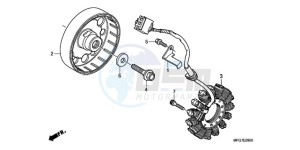 CB600F9 U / ABS ST drawing GENERATOR