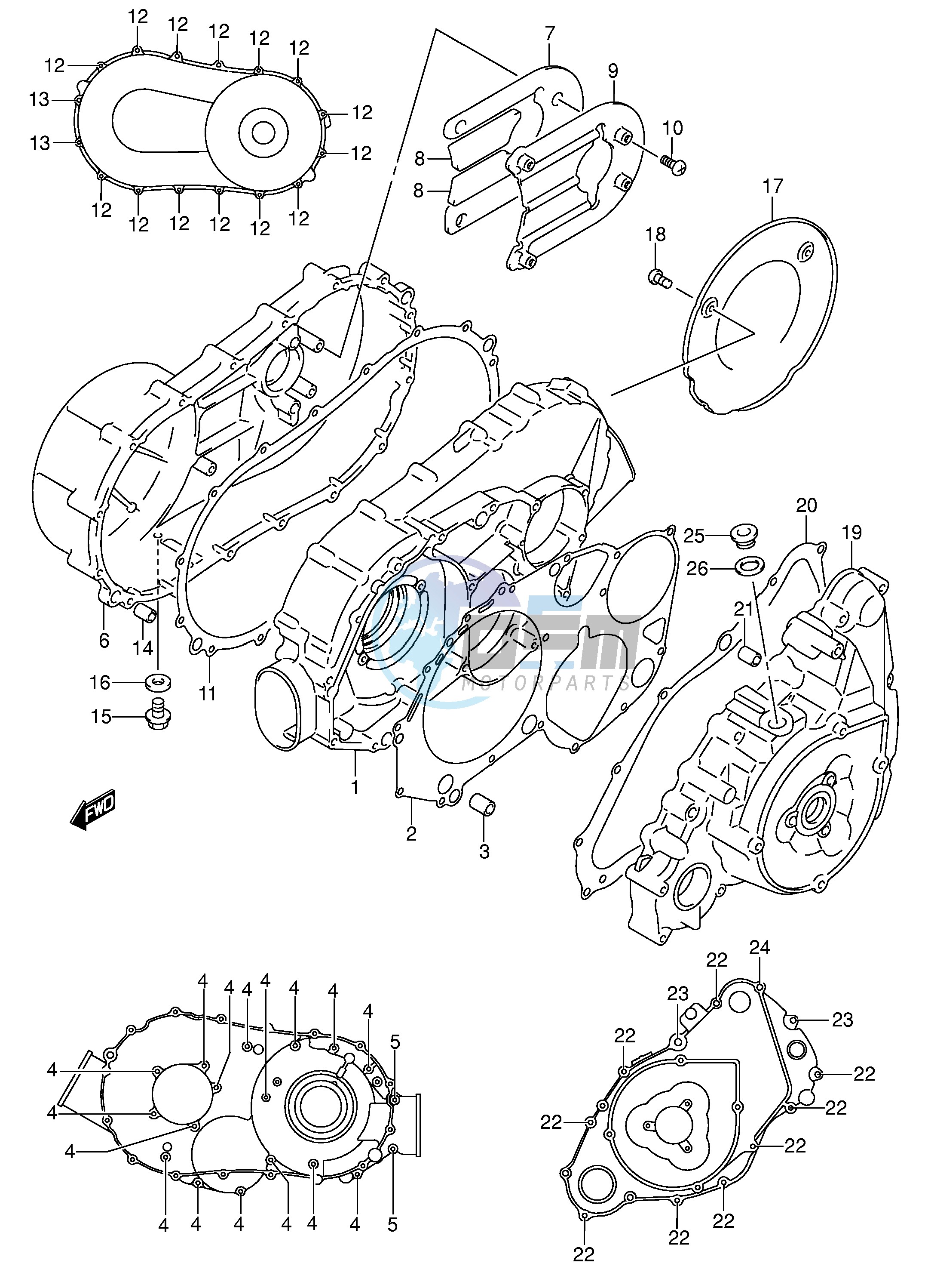 CRANKCASE COVER