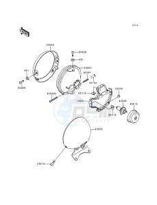 VN 1500 E [VULCAN 1500 CLASSIC] (E1) [VULCAN 1500 CLASSIC] drawing HEADLIGHT-- S- -