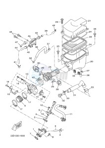 WR125R (22B7 22B7 22B7) drawing INTAKE