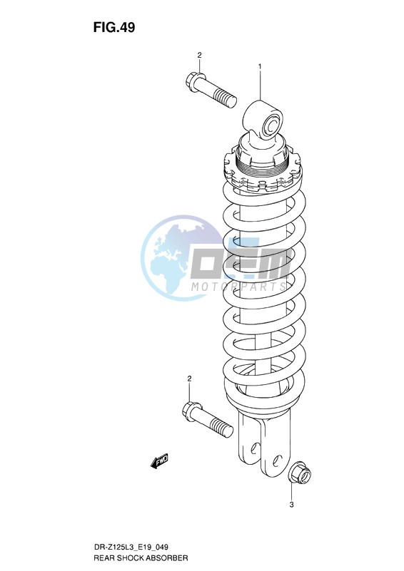 REAR SHOCK ABSORBER