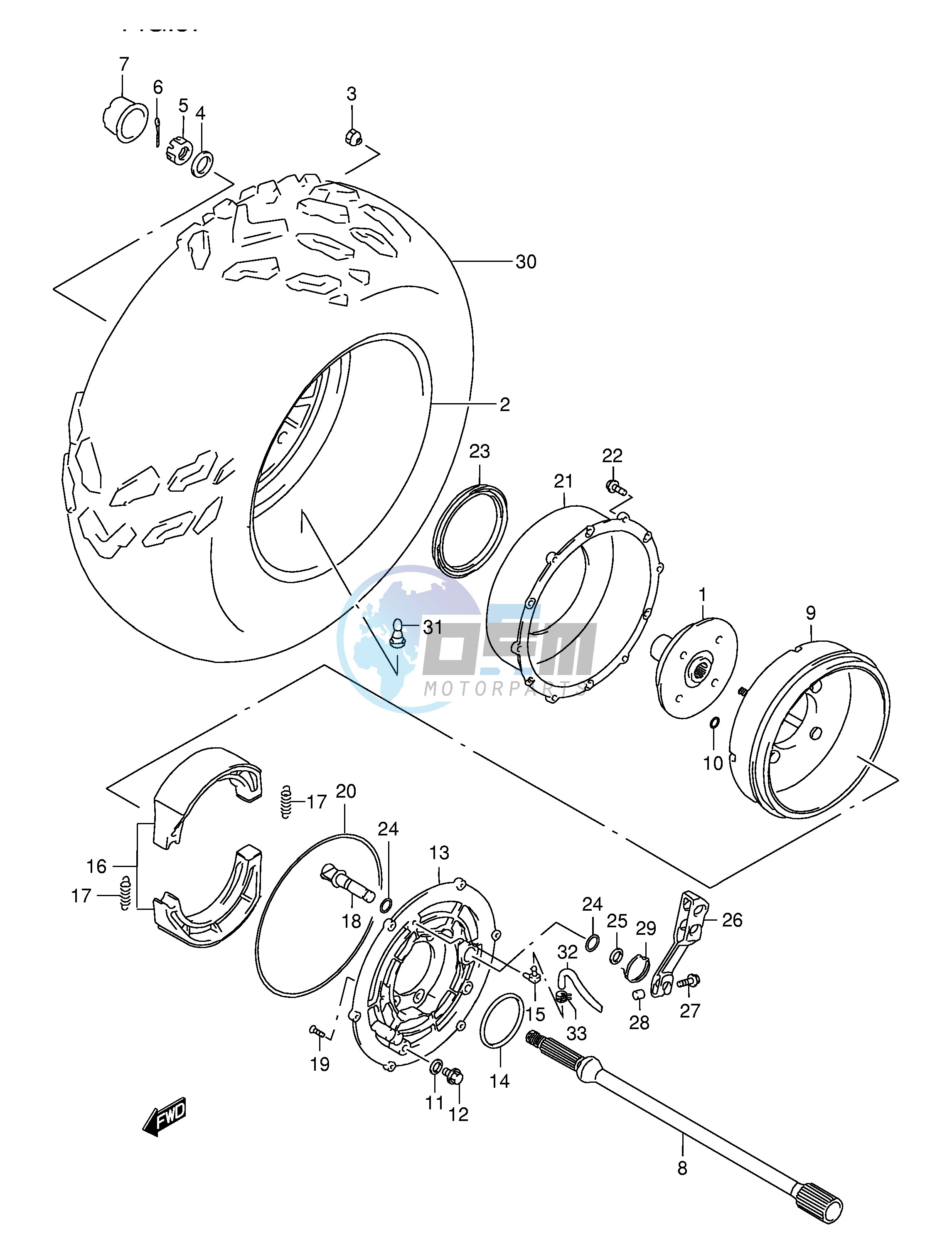 RIGHT REAR WHEEL