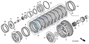 CBR1000RR9 France - (F / CMF MME REP) drawing CLUTCH