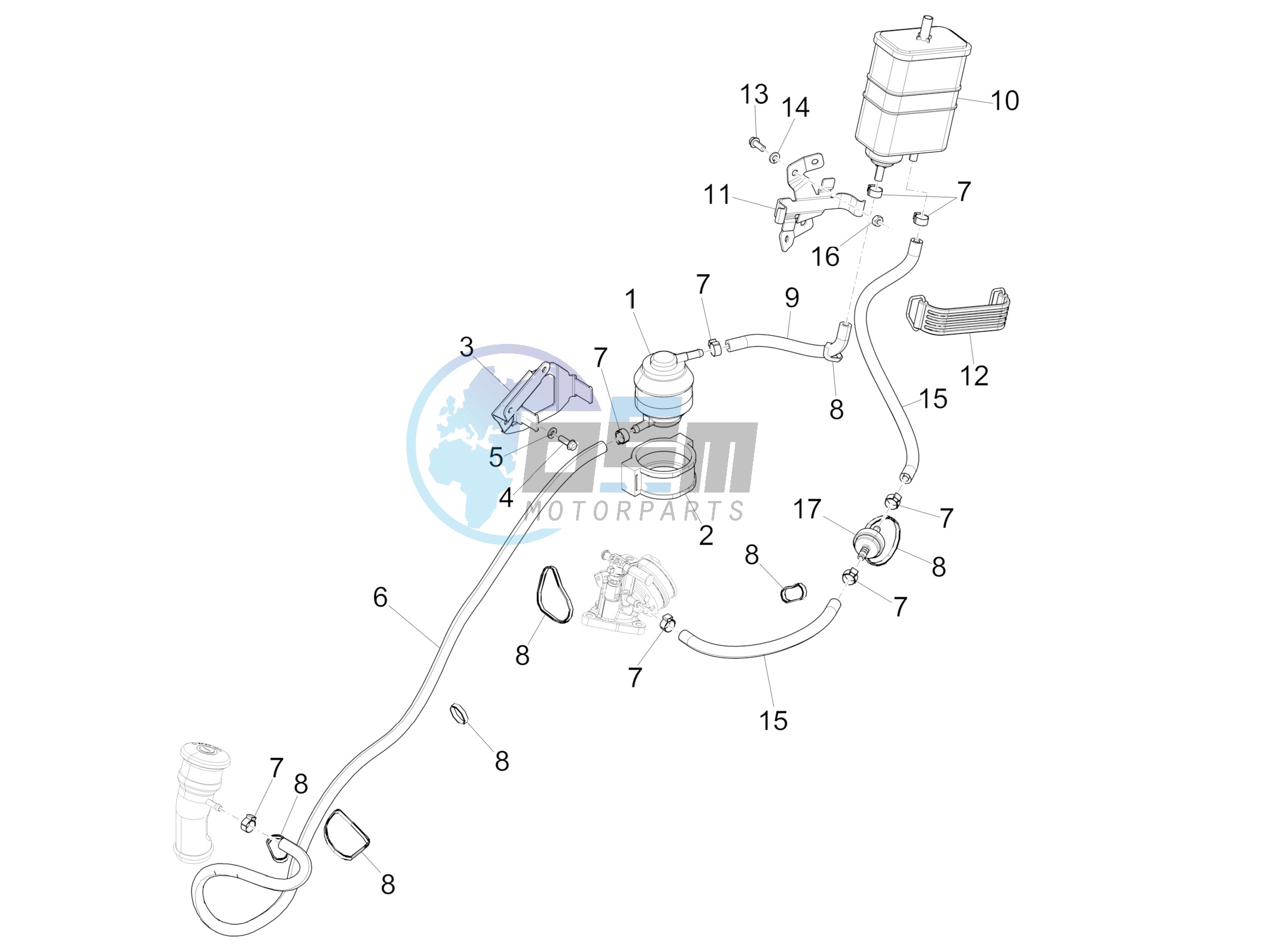 Anti-percolation system