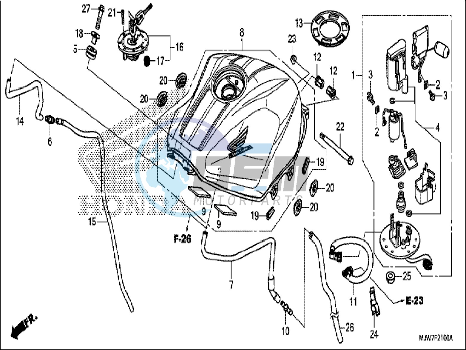 FUEL TANK/FUEL PUMP