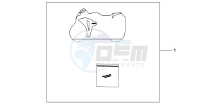 CBR1000RRC drawing INDOOR CYCLE COVER