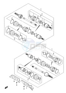 LT-A500X(Z) drawing FRONT DRIVE SHAFT