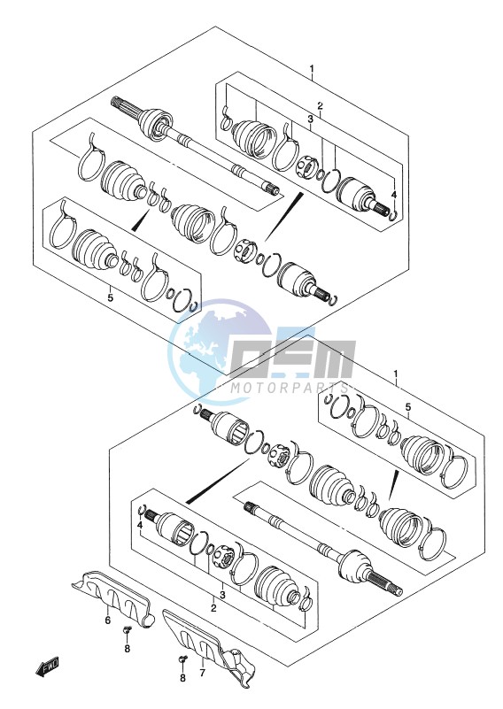 FRONT DRIVE SHAFT