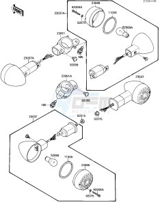 VN 1500 B [VULCAN 88 SE] (B1-B3) [VULCAN 88 SE] drawing TURN SIGNALS