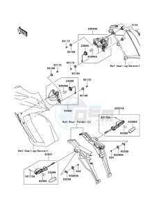 Z1000SX ZX1000GCF FR GB XX (EU ME A(FRICA) drawing Turn Signals