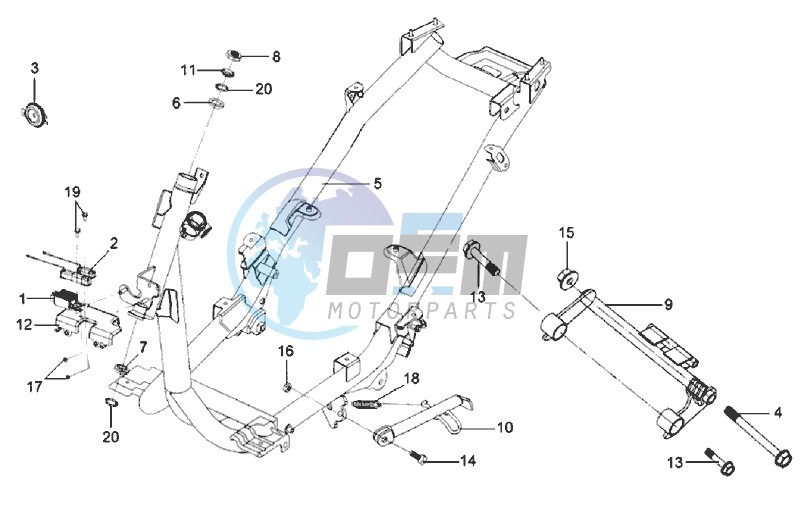 FRAME / ENGINE MOUNT