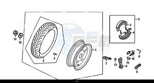 ORBIT II 50 (25 KM/H) (AE05W8-NL) (L8-M0) drawing REAR WHEEL