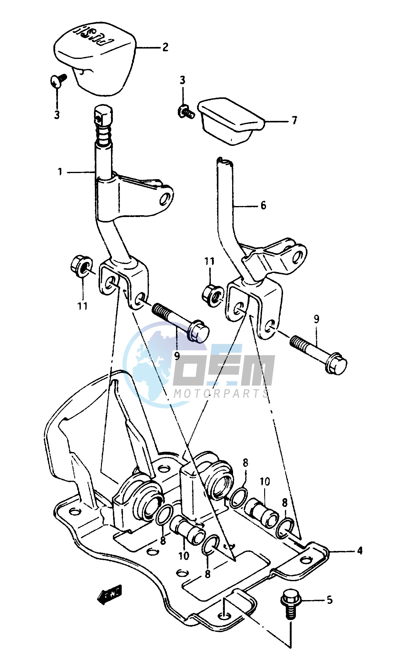 TRANSMISSION LEVER