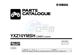 YXZ1000ES YXZ10YMSH YXZ1000R EPS SPECIAL EDITION (2HCF) drawing .1-Front-Page