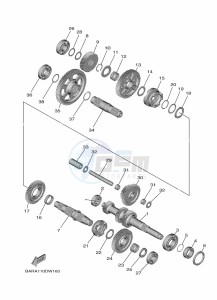 YXF850E YXF85WPAM (BARE) drawing TRANSMISSION