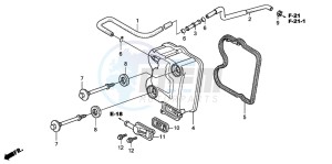 FES150A 125 S-WING drawing CYLINDER HEAD COVER