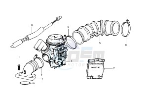 LIBERTY 4T 50 drawing Caburetor Assy