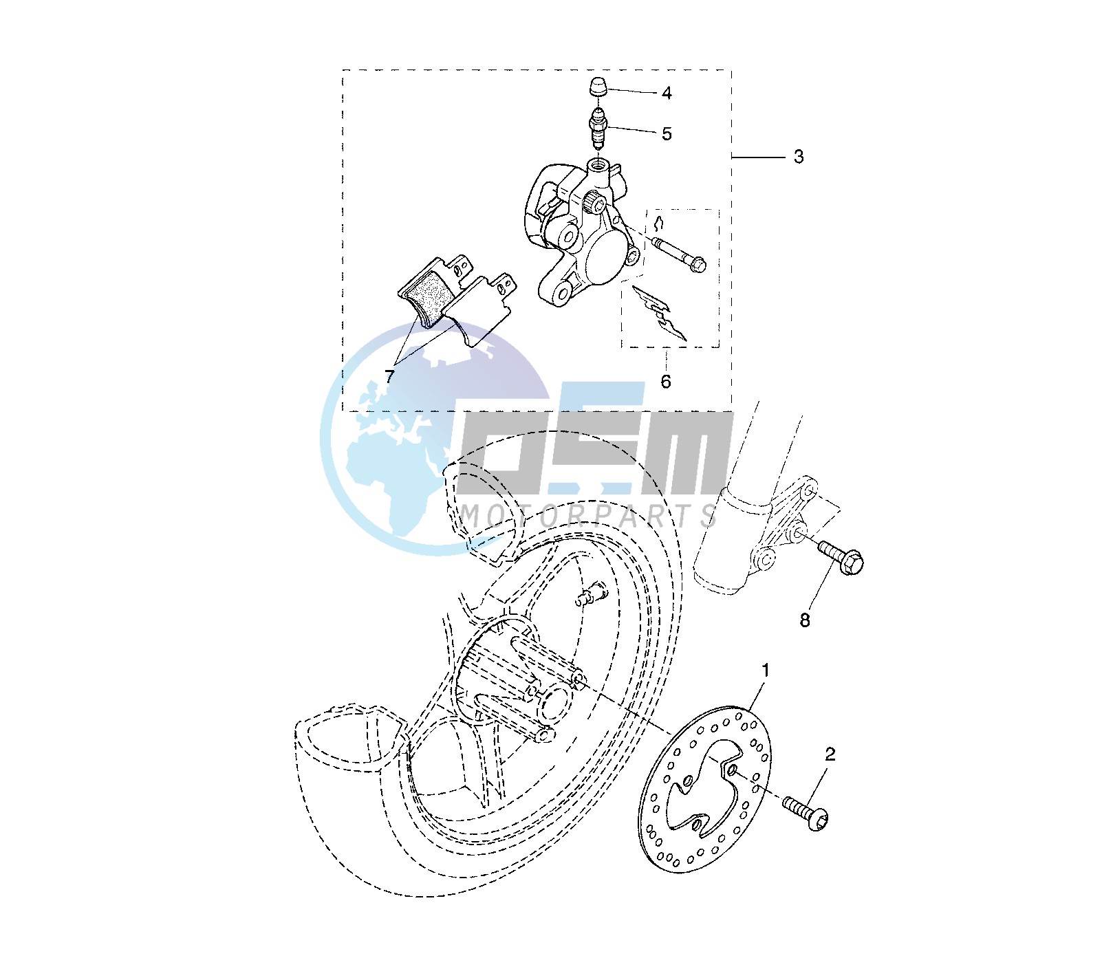 FRONT BRAKE CALIPER