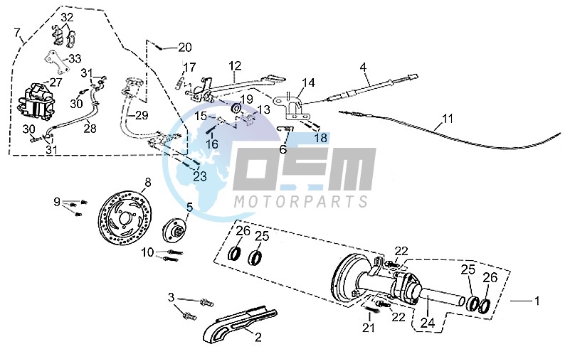 Rear brake