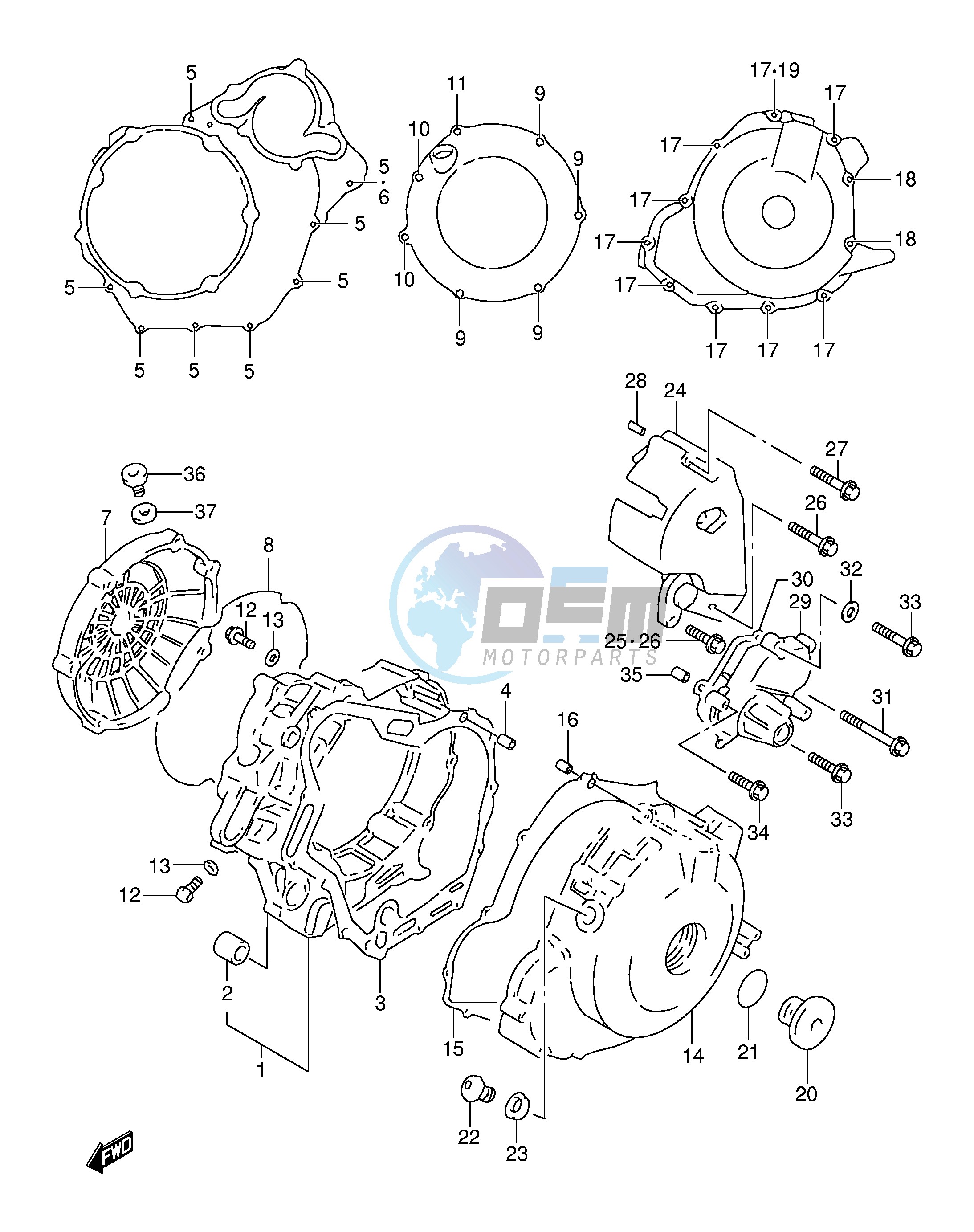 CRANKCASE COVER