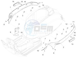 GTS 300 SUPER-TECH IE ABS E4 (APAC) drawing Side cover - Spoiler