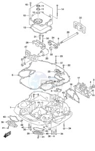 DF 350A drawing Engine Holder