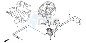 XL1000V VARADERO drawing AIR SUCTION VALVE