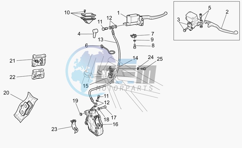 Front brake system