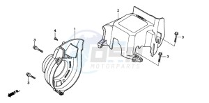 SFX50S drawing FAN COVER/SHROUD