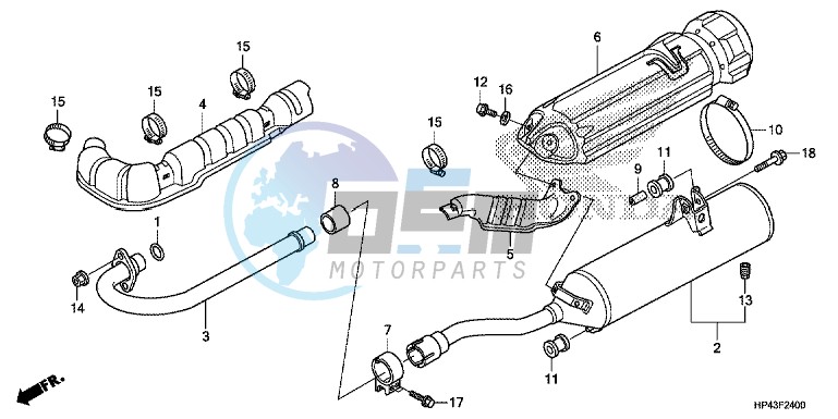 EXHAUST MUFFLER