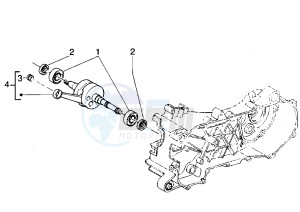 Hexagon LX-LXT 125-180 drawing Crankshaft