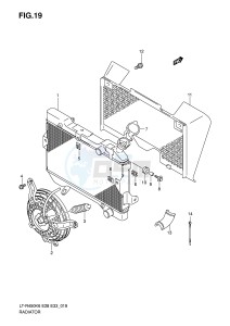 LT-R450 (E28-E33) drawing RADIATOR