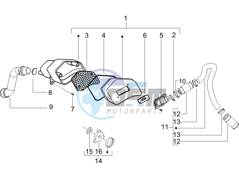 Secondairy air box