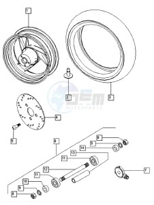 YOUNGST-R_25-45kmh_K4-K7 50 K4-K7 drawing Front wheel