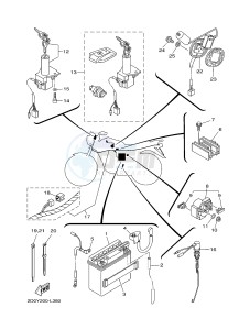 YB125 (2CS3) drawing ELECTRICAL 1