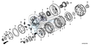 TRX420TED TRX420 Europe Direct - (ED) drawing CLUTCH