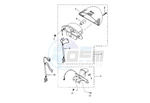 YQ AEROX 50 drawing TAILLIGHT