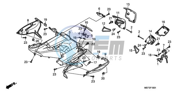 INNER BOX (FJS400D9/FJS40 0A)