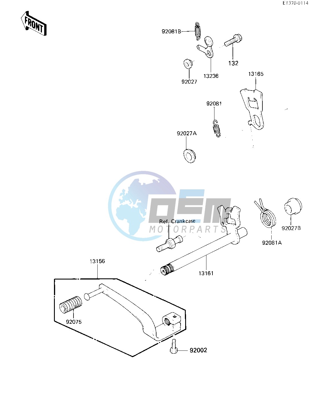 GEAR CHANGE MECHANISM -- 84 A1- -