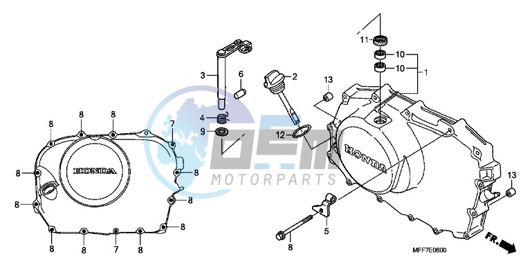 RIGHT CRANKCASE COVER