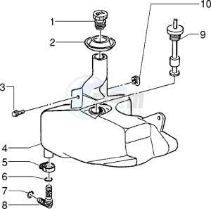 Zip 50 RST drawing Oil tank