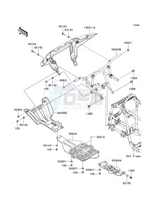 KVF 750 E [BRUTE FORCE 750 4X4I NRA OUTDOORS] (E8F-E9FA) E8F drawing GUARD-- S- -