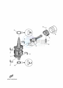 F25GMH drawing CRANKSHAFT--PISTON