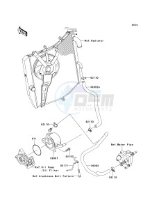 ZX 1000 E [NINJA ZX-10R] (E8F-E9FA) 0E9FA drawing OIL COOLER