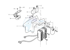 X9 500 drawing Voltage Regulator