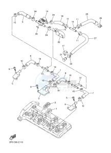 FJR1300A FJR1300A ABS (1CYJ) drawing AIR INDUCTION SYSTEM