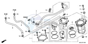 VT750C2BB Shadow E drawing FUEL PUMP (VT750C2B/C2S/CS/C/CA)