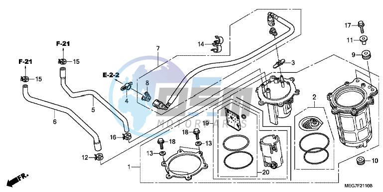 FUEL PUMP (VT750C2B/C2S/CS/C/CA)