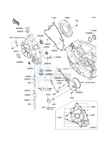 KVF 650 H [BRUTE FORCE 650 4X4I] (H7F-H8F) H7F drawing ENGINE COVER-- S- -