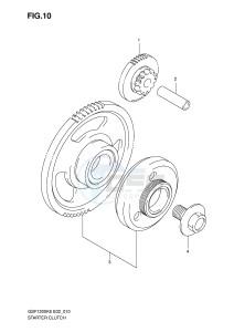 GSF1200 (E2) Bandit drawing STARTER CLUTCH